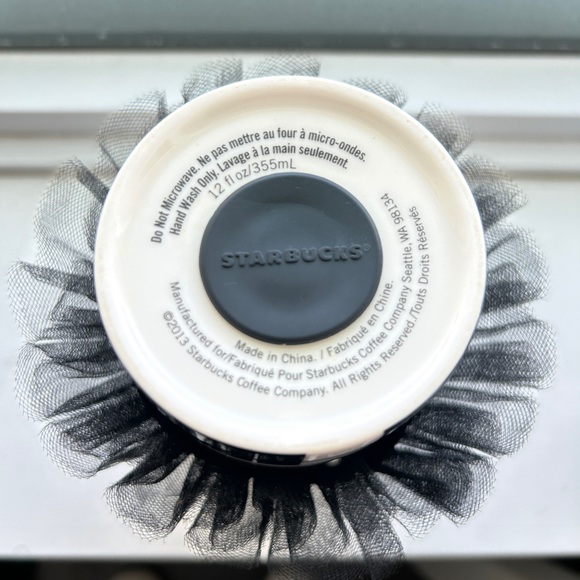 2013 Starbucks X Alice and Olivia Tuxedo Tutu Coffee Travel Tumbler - Picture 4 of 4